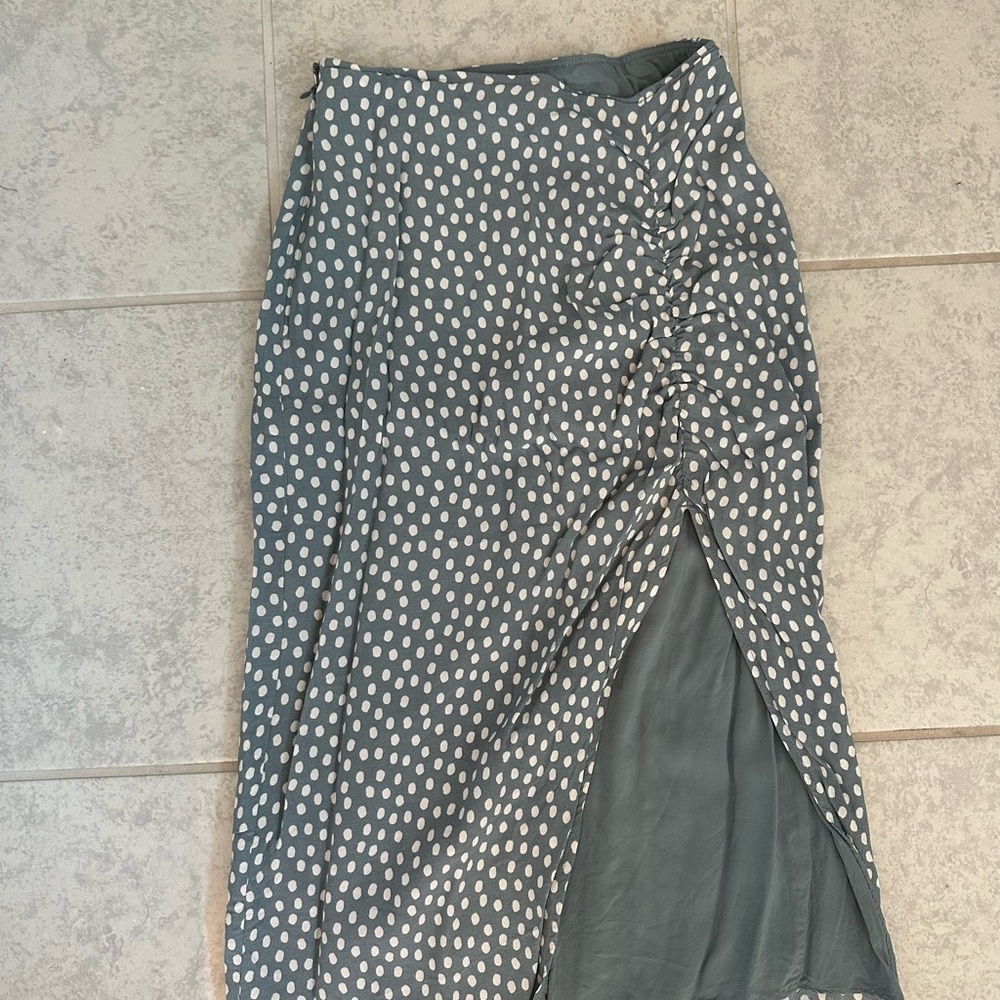 Polka Dot Green Skirt